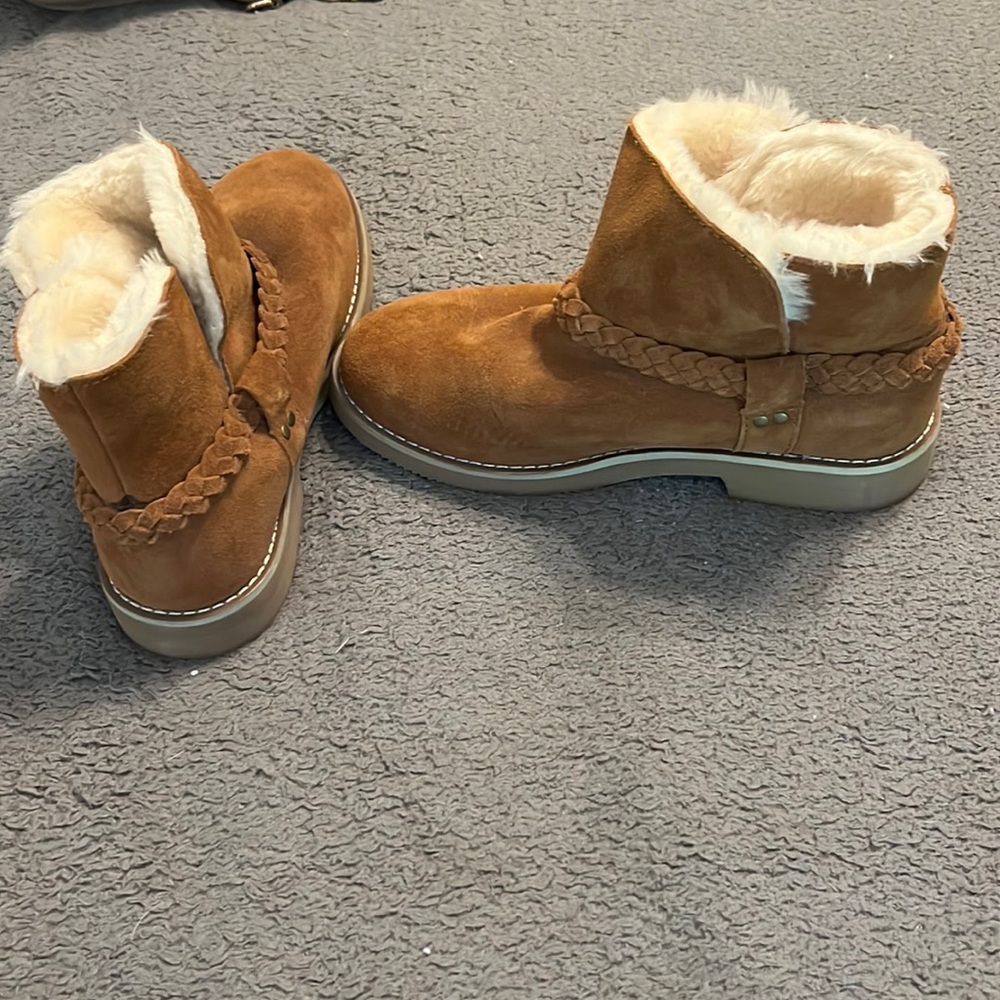 Style & co chestnut booties